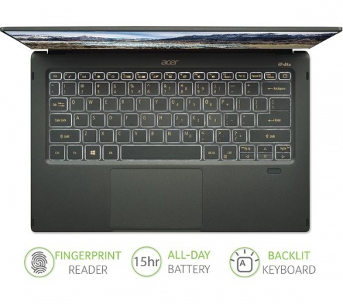 ACER Swift 5 SF514-55T 14in touchscreen Mist Green Laptop - Intel i5-1135G7 8GB RAM 512GB SSD - Windows 10