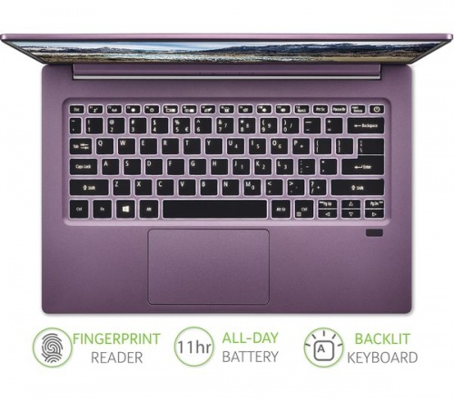 ACER Swift 3 14in Purple Laptop - AMD Ryzen 5 4500U 8GB RAM 1TB SSD - Windows 10