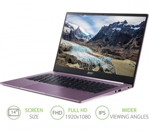 ACER Swift 3 14in Purple Laptop - AMD Ryzen 5 4500U 8GB RAM 1TB SSD - Windows 10