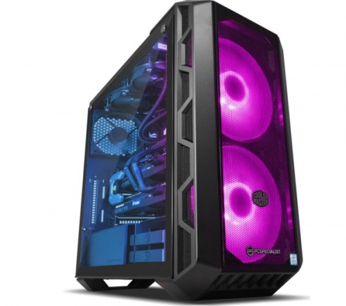 GradeB - PC SPECIALIST Vortex XE Gaming PC - Intel i9-9900K (Unlocked) 32GB RAM 2TB HDD + 512GB SSD RTX 2080 Ti x 2 - Windows 10