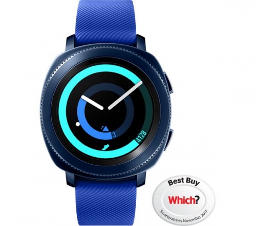 SAMSUNG Gear Sport - Blue - Silicone Strap