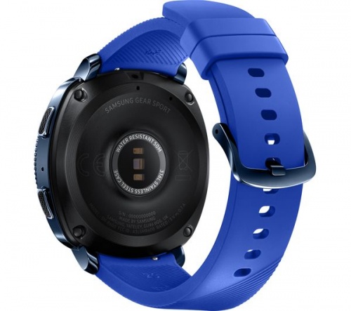 SAMSUNG Gear Sport - Blue - Silicone Strap