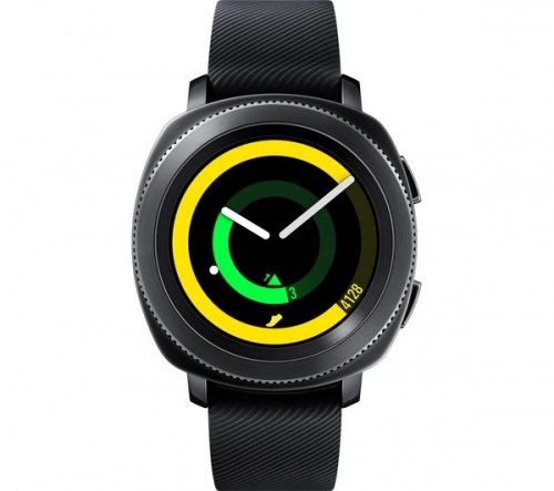 SAMSUNG Gear Sport - Black - Silicone Strap