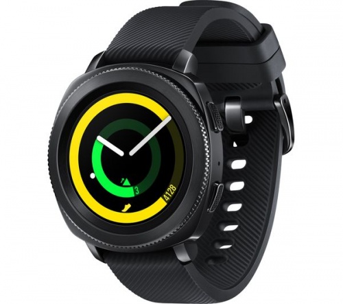 SAMSUNG Gear Sport - Black - Silicone Strap