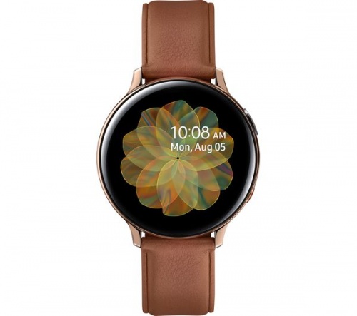 GradeB - SAMSUNG Galaxy Watch Active2 4G | Gold n Leather + Stainless Steel | 44 mm