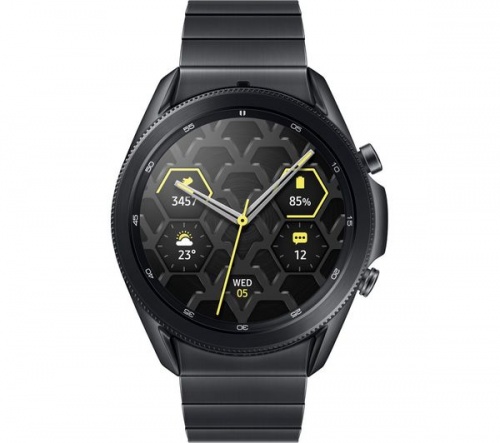 SAMSUNG Galaxy Watch3 Titanium Mystic Black | 45mm