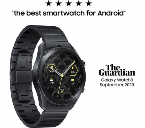SAMSUNG Galaxy Watch3 Titanium Mystic Black | 45mm
