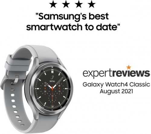 SAMSUNG Galaxy Watch4 Classic BT Silver 46 mm | Stainless Steel