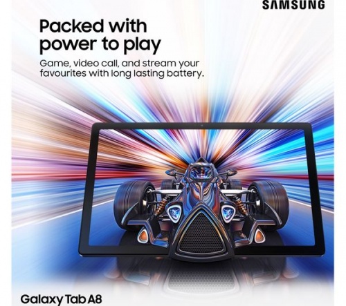 GradeB - SAMSUNG Galaxy Tab A8 10.5in 4G Silver Tablet - 64GB