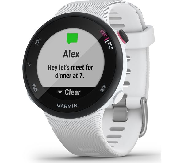 GARMIN Forerunner 45 Running Watch White Small