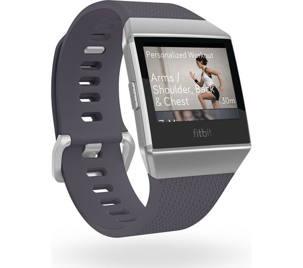 GradeB - FITBIT Ionic Water resistant | Blue Grey & White