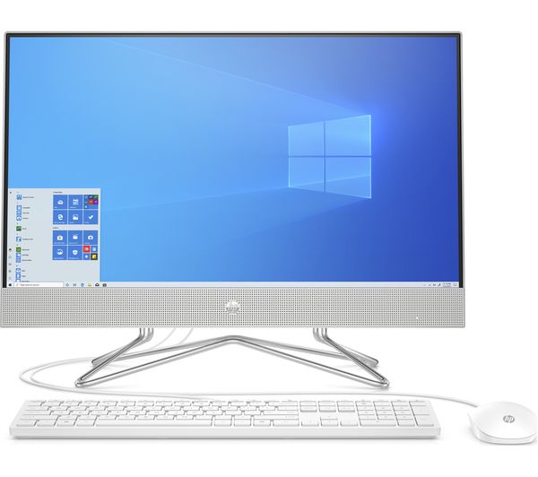 HP 24-dp0002na 23.8in All-in-One Silver PC - AMD Ryzen 5 4500U 8GB RAM 256GB SSD - Windows 10