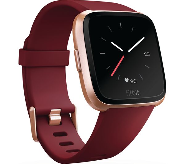 GradeB - FITBIT Versa | Ruby & Rose Gold Smart Watch