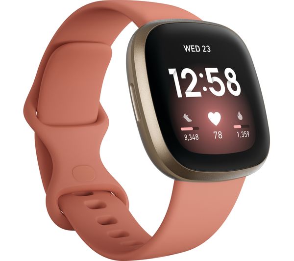 FITBIT Versa 3 | Pink Clay & Soft Gold