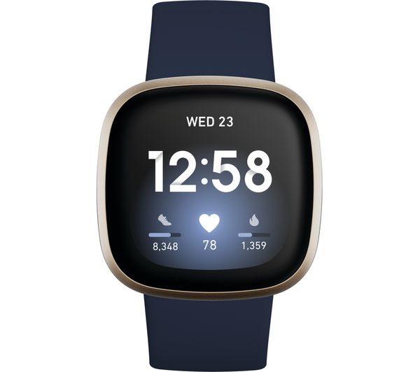 GradeB - FITBIT Versa 3 | Midnight + Soft Gold