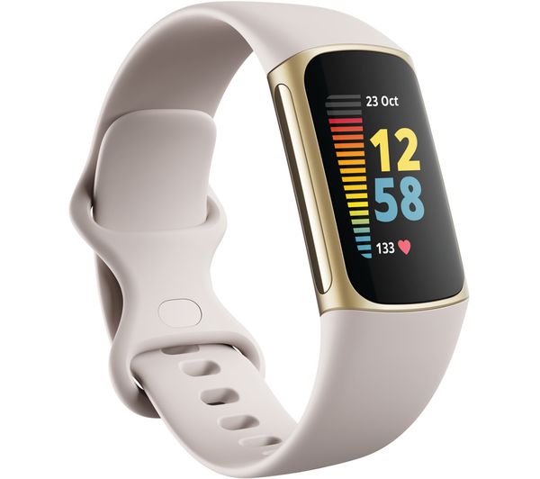FITBIT Charge 5 Universal Fitness Tracker - Soft Gold