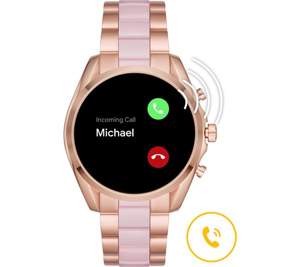 GradeB - MICHAEL KORS Access Bradshaw 2 MKT5090 Smartwatch 44mm | Rose Gold & Acetate