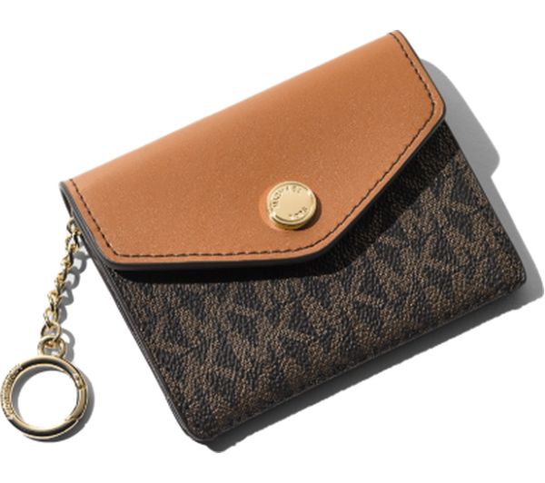 MICHAEL KORS GWPMK1326 Brown Coin Purse with Keychain design