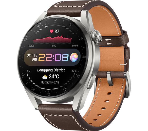 HUAWEI Watch 3 Pro Classic Silver & Brown | 48mm Water resistant
