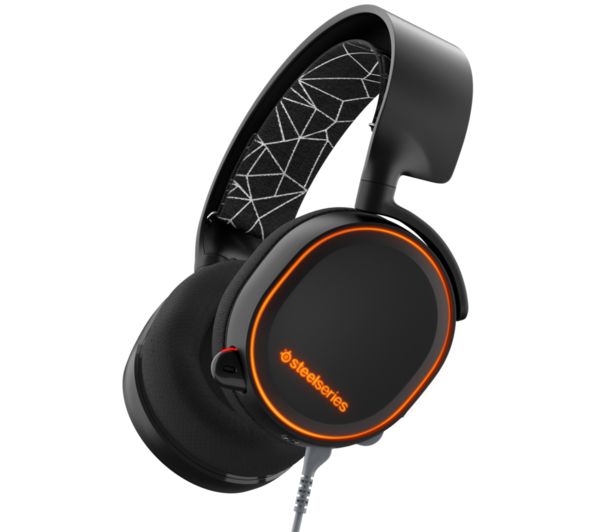 STEELSERIES Arctis 5 7.1 Gaming Black Headset - Compatible with PC / Mac / PS4 / PS5