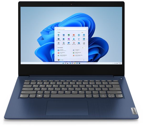 LENOVO IdeaPad 3i 14in Blue Laptop - Intel i3-1115G4 4GB RAM 128GB SSD -Windows 10/11