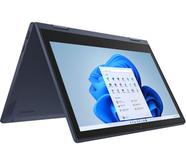 LENOVO IdeaPad Flex 3i 11.6in 2-in-1 Blue Laptop - Intel Celeron N4020 4GB RAM 64GB eMMC - Windows 10