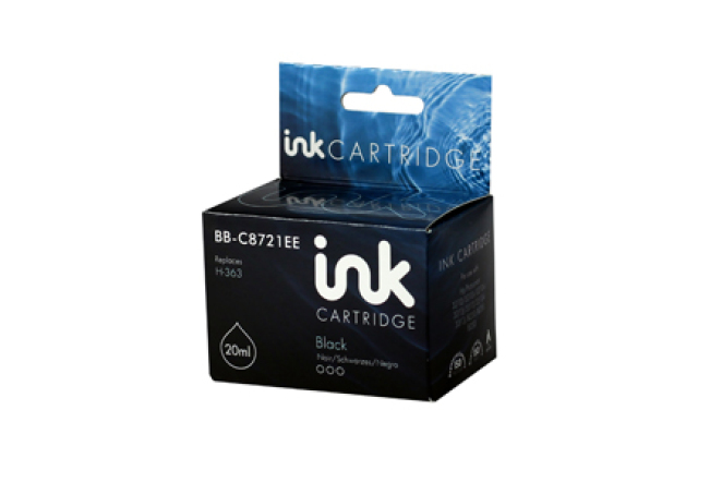 Bluebox Remanufactured HP363 Black C8721EE Inkjet Cartridge