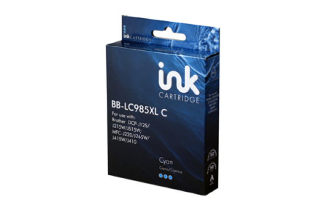 Bluebox Compatible Brother LC985XL Cyan Inkjet Cartridge