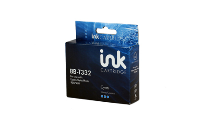 Bluebox Epson T0332 Cyan (T332) Compatible Inkjet Cartridge (15ml)