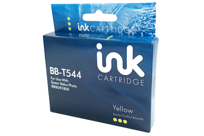 BlueBox Compatible Epson T0544 Yellow Ink Cartridge For R800 R1800