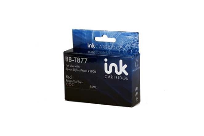 Bluebox Remanufactured Epson T0877 Red Inkjet