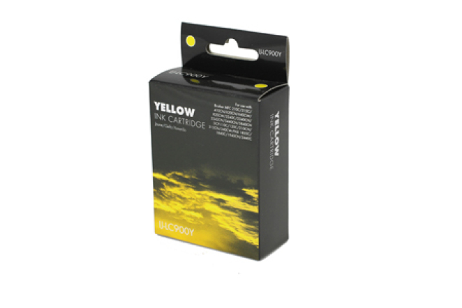 IJ Compatible Brother LC47 LC900 Yellow Inkjet Cartridge