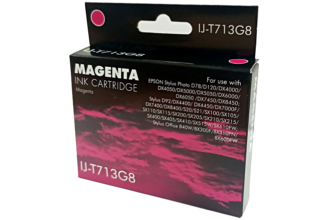 IJ Compatible Epson T713 Magenta Ink Cartridge