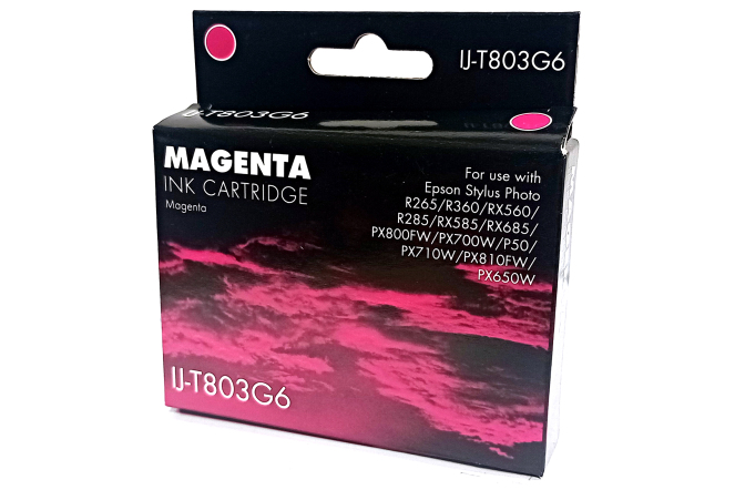 Ij Compatible Epson T0803 Magenta Ink Cartridge