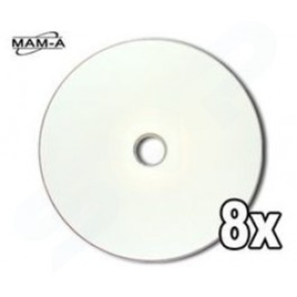 MAM-A Inc (Mitsui) 8x White Archival Thermal Printable Everest Approved DVD+R 4.7GB Cake Pack 50