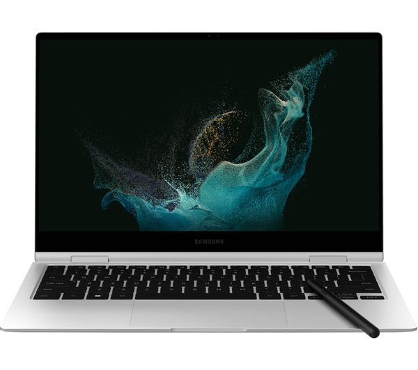 SAMSUNG Galaxy Book2 Pro 360 13.3in Silver 2-in-1 Laptop -  Intel i7-1260P 16GB RAM 512GB SSD | Windows 10/11 | Intel® Evo™ platform | Full HD touchscreen inc stylus