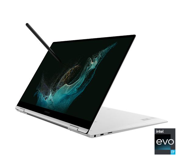 GradeB - SAMSUNG Galaxy Book2 Pro 360 15.6in 2-in-1 SilverLaptop - Intel Evo© platform Intel i7-1260P 16GB RAM 512GB SSD - Windows 10/11 | Full HD touchscreen Inc stylus