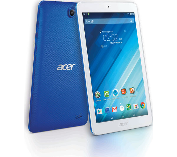 Grade2B - ACER Iconia One B1-850 8" Tablet - 16gb -Blue - Android 5.1 (Lollipop)