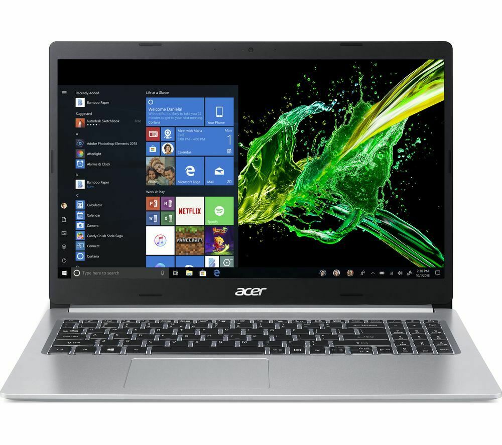 GradeB - ACER Aspire 5 A515-54G 15.6in Silver Laptop - Intel i5-10210U 8GB RAM 256GB SSD NVIDIA MX250 2GB - Windows 10