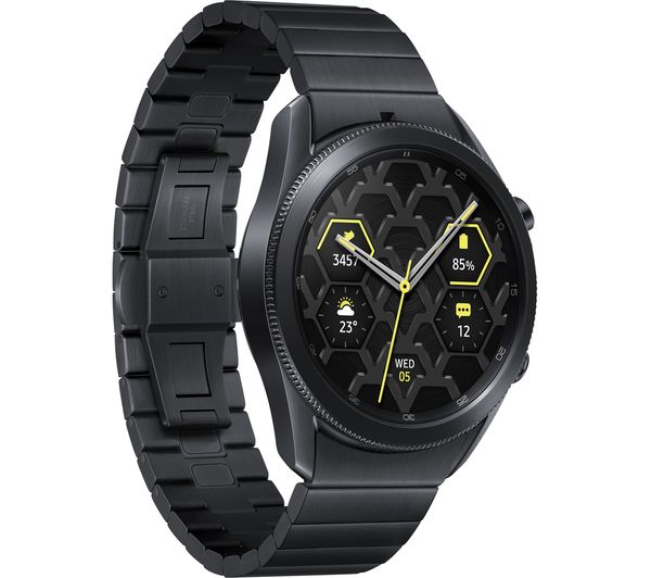 SAMSUNG Galaxy Watch3 Titanium Mystic Black | 45mm