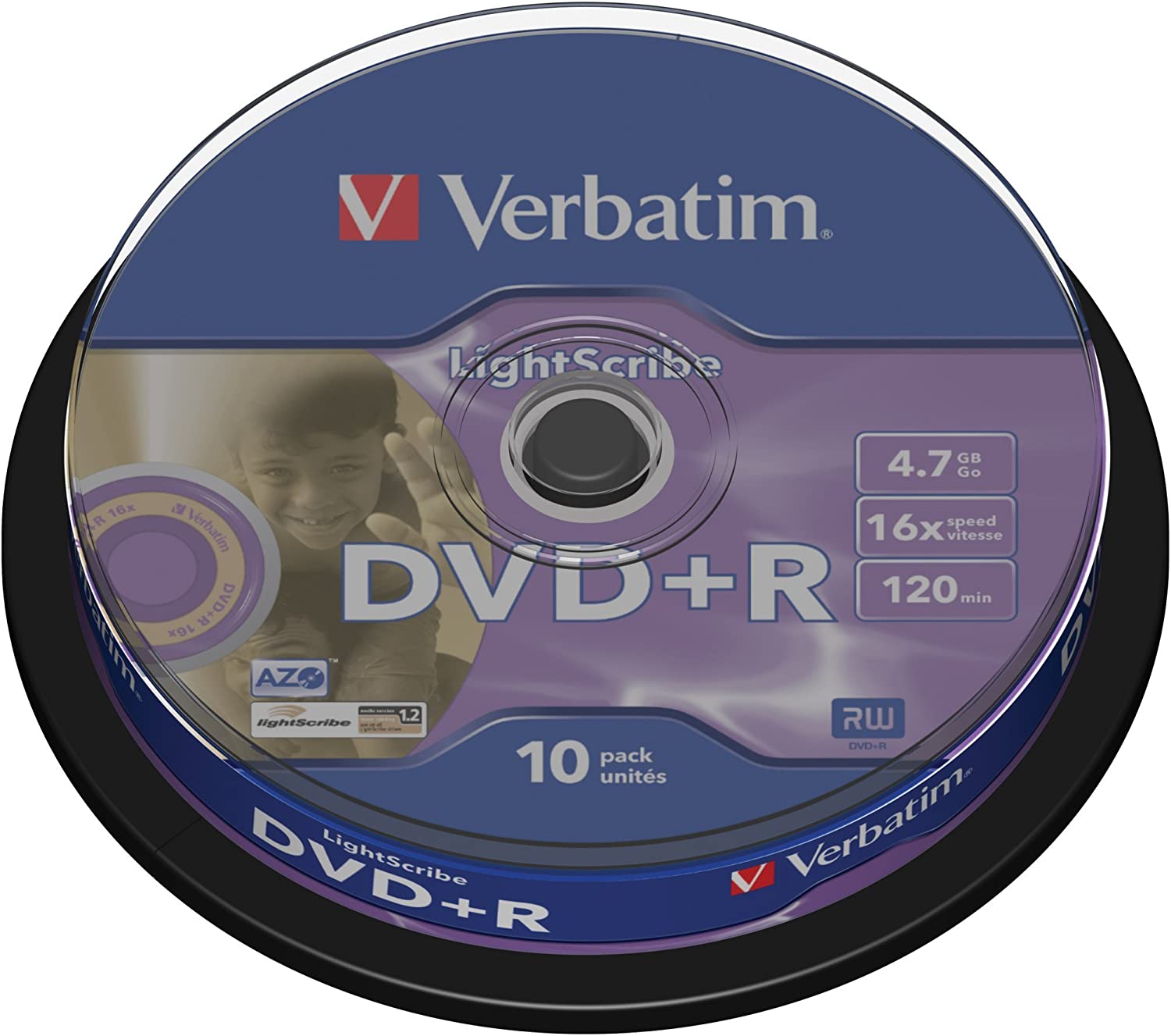 Verbatim DVD+R LightScribe V1.2 10 Pack